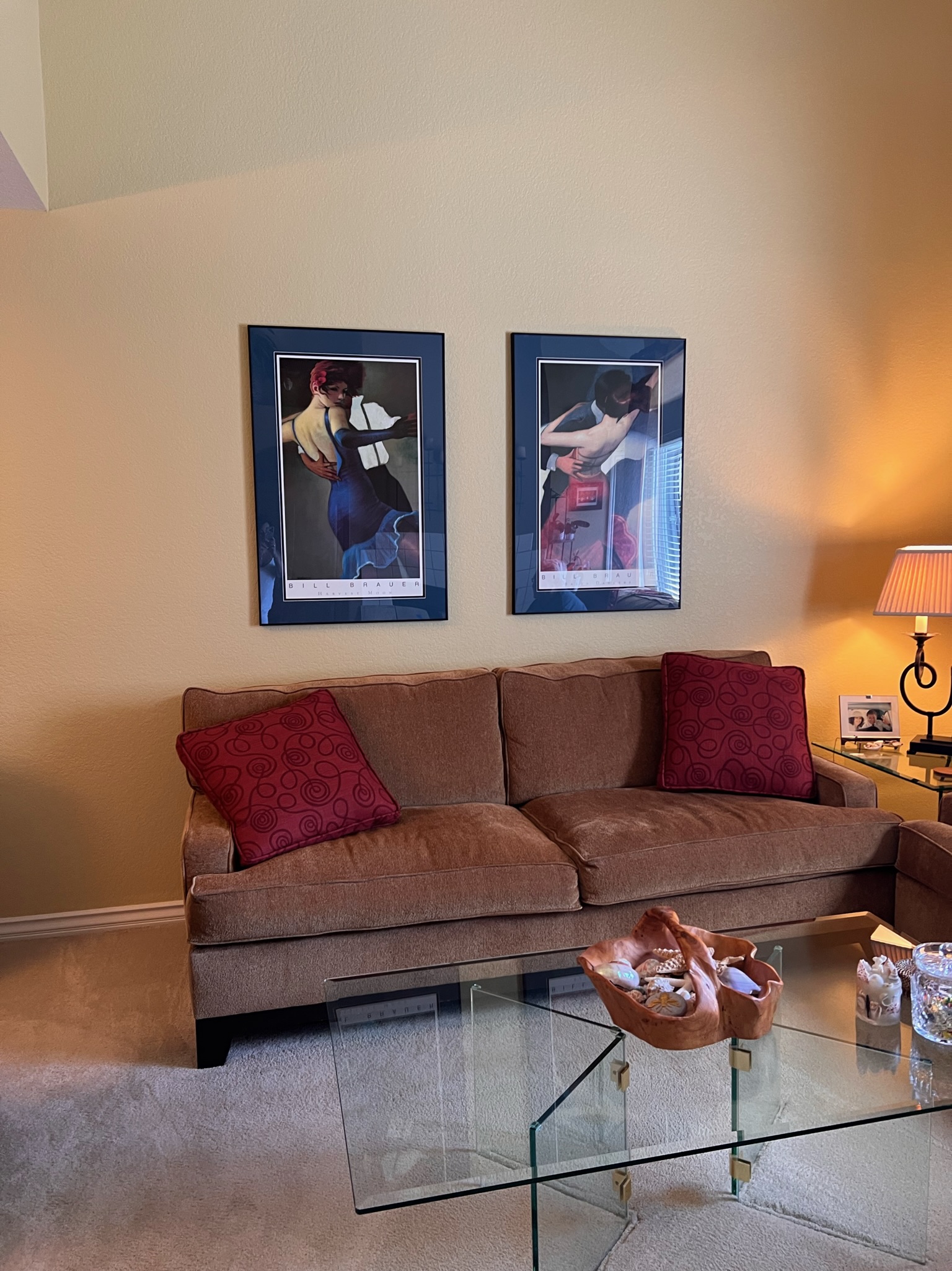 Bright & Balanced Open Living Space before
