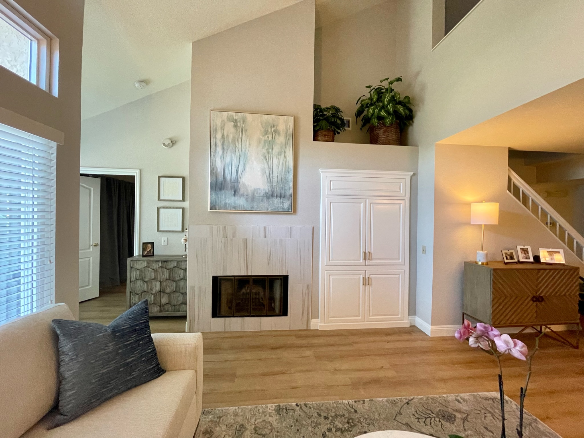 Contemporary Fireplace Refresh after